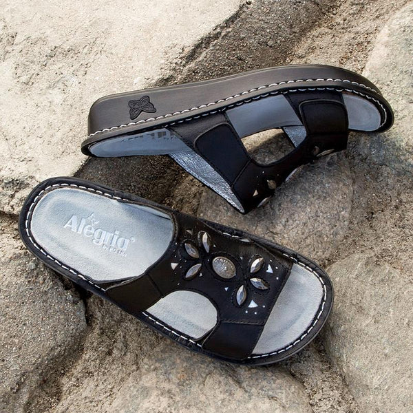 Alegria black sale sandals