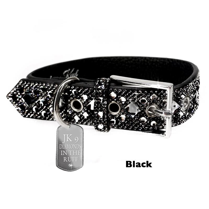 Diamonds in the Ruff Dog Collars - Medium