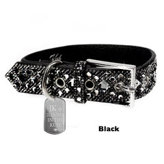 Diamonds in the Ruff Dog Collar - Small