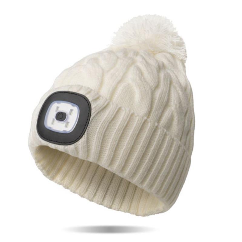 Night Scout Rechargeable LED PomPom Hat