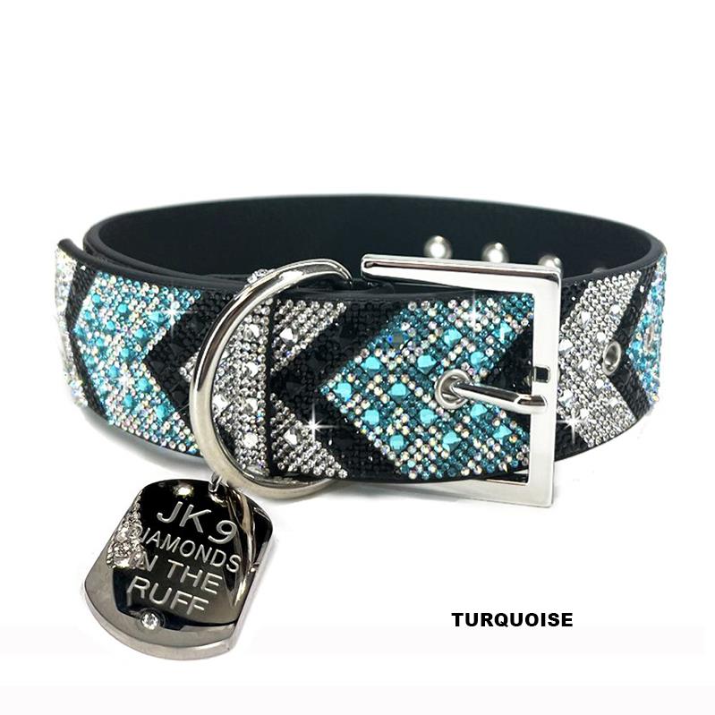 Diamonds in the Ruff Dog Collars - Medium