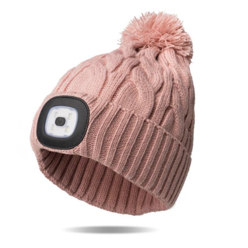 Night Scout Rechargeable LED PomPom Hat