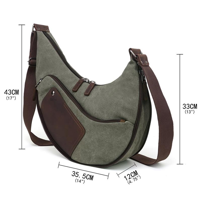 DaVan Multifunctional Canvas Sling Bag MF 601