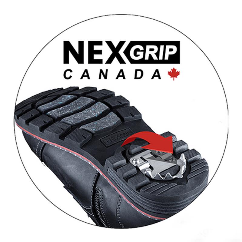 NexGrip Ice Megan 2.0 Black Leather Boots