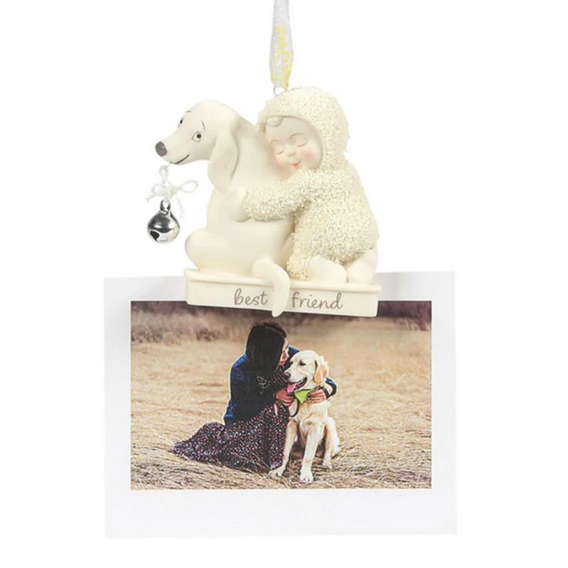 Snowbabies Clip Ornament, Dog Best Friend