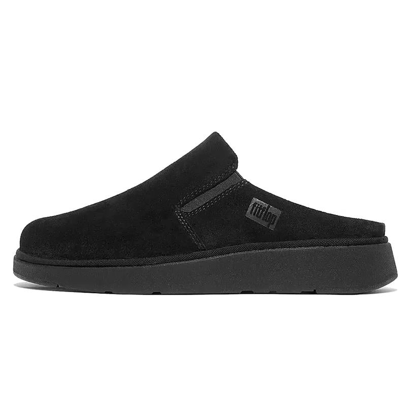 Fitflop GEN-FF Elasticated Suede Mules Black