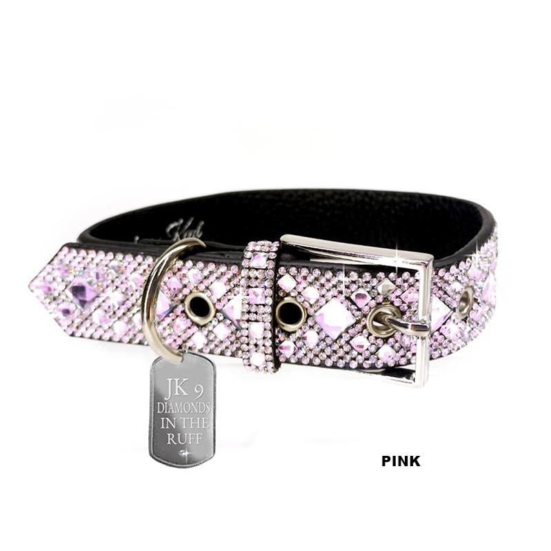 Diamonds in the Ruff Dog Collars - Medium