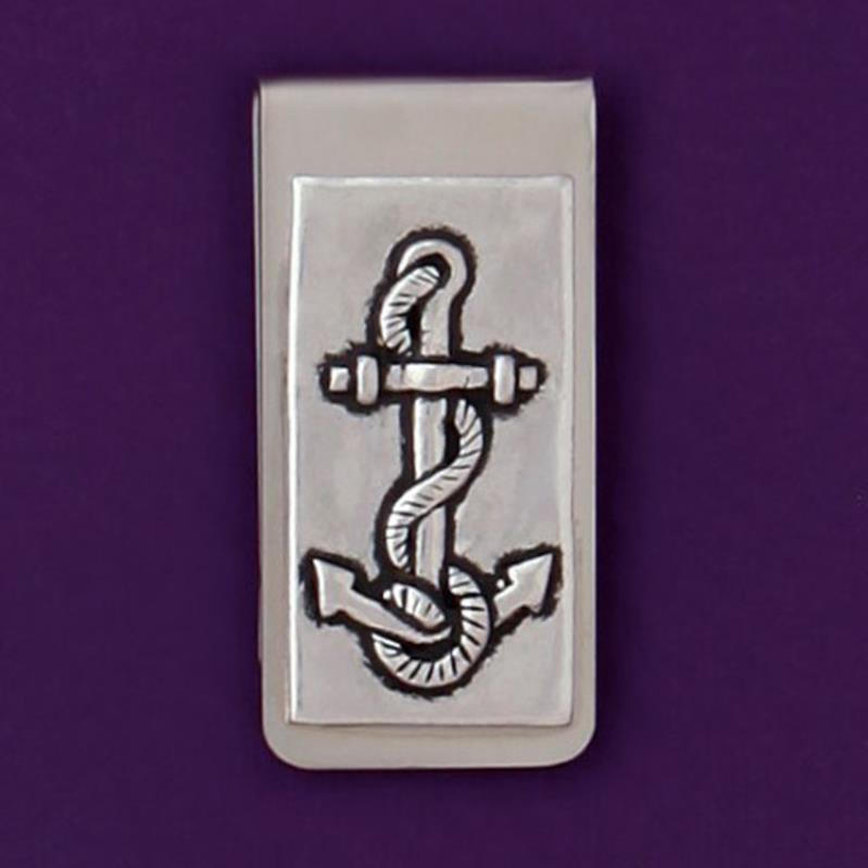 Basic Spirit Pewter Money Clip