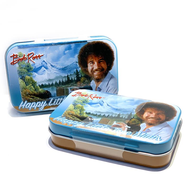 Bob Ross Happy Little Tree Mints Tin