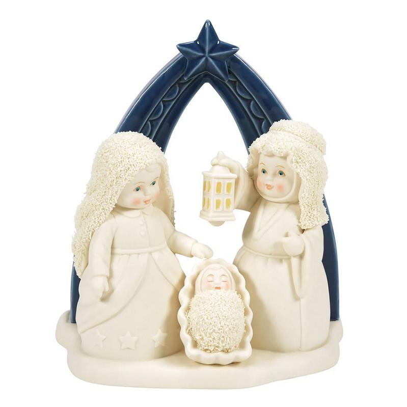 Snowbabies Midnight Clear Nativity