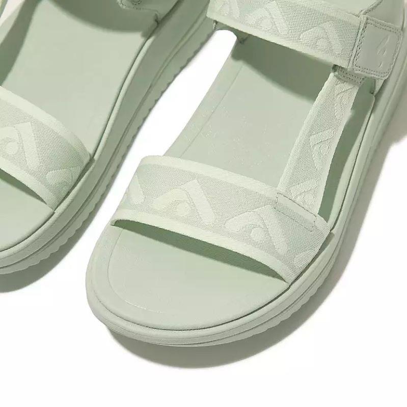 FitFlop Surff Webbing Back-Strap Sandals Sagebrush