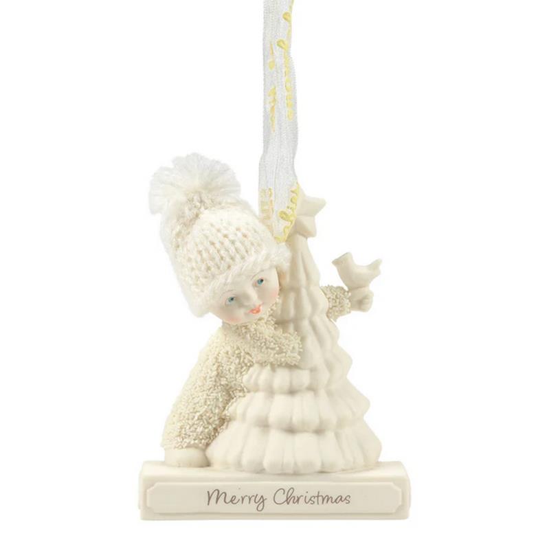 Snowbabies Clip Ornament, Merry Christmas