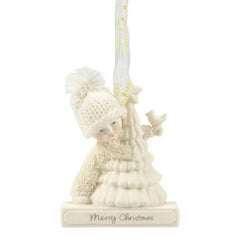 Snowbabies Clip Ornament, Merry Christmas