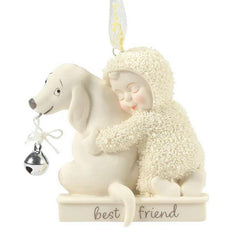 Snowbabies Clip Ornament, Dog Best Friend