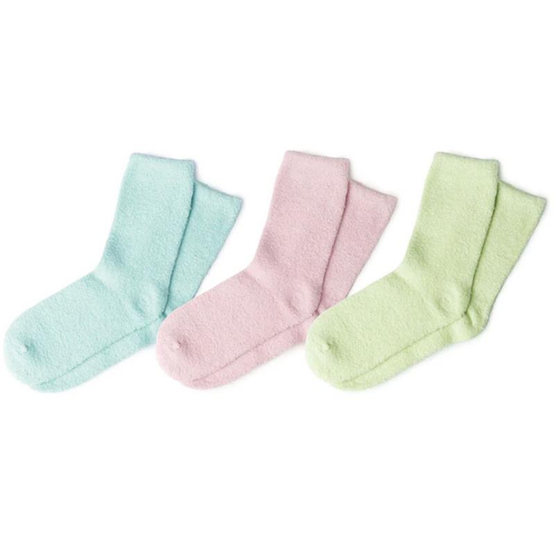 No Nonsense Women's Moisturizing Aloe Socks, Assorted Styles, 3 Pack