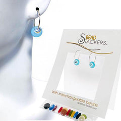 Bead Stackers Interchangeable Earrings Abacus Round Hoop