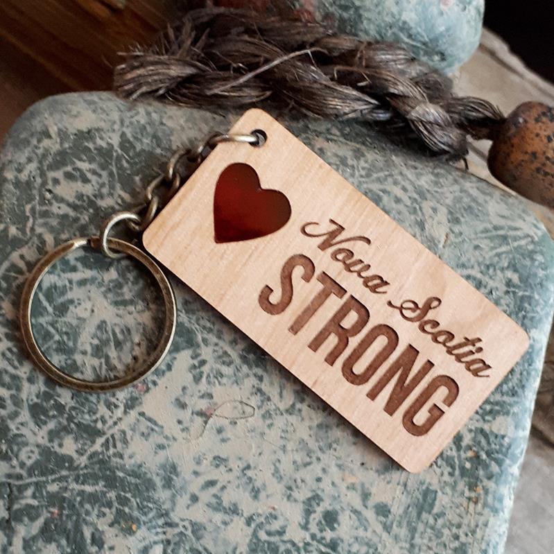 Salt Air NS Strong Keychain